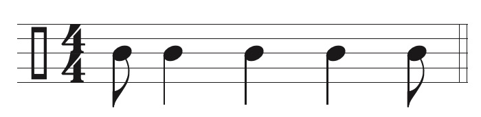 simple nonretrogradable rhythm