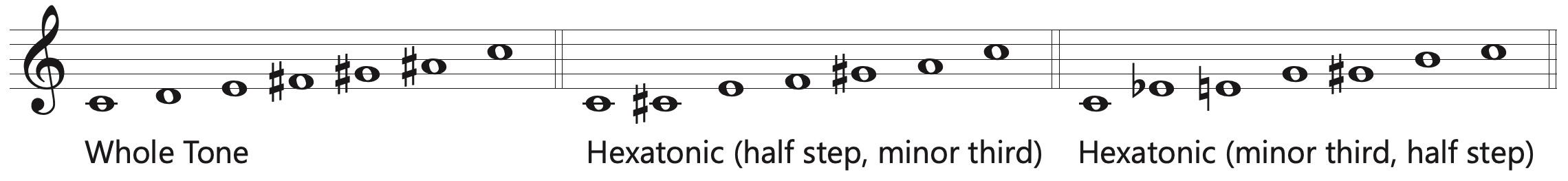six tone scales