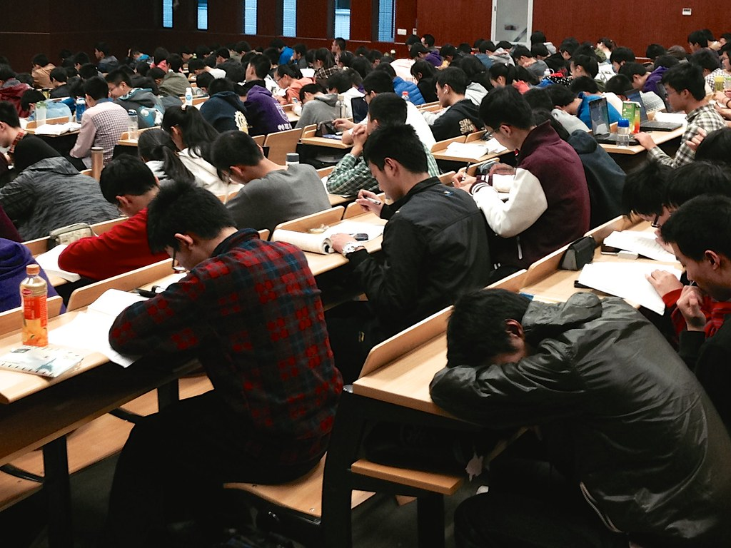 Image of Rows of Students in Lecture Hall
