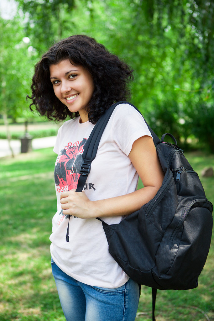 Image of Student with Backpack