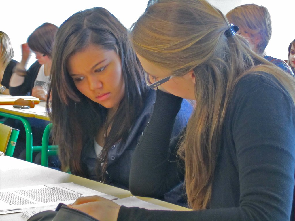 Image of Two Women Studying