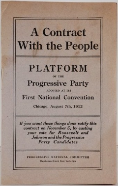 Progressive Party Platform from 1912