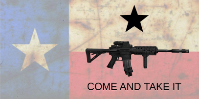 Texas gun rights lobby flag symbol