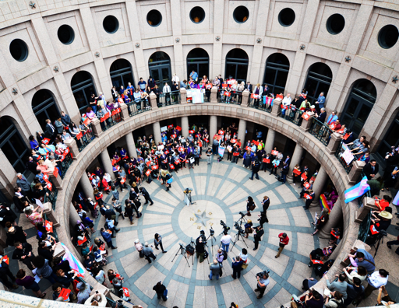 Texans Protest the "Transgender Bathroom Bill" at the Capitol
